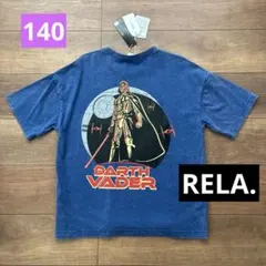 【新品未使用】RELA.×STARWARS ダースベイダー Tシャツ 140cmのサムネイル
