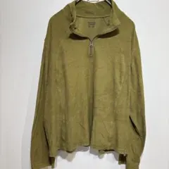 【人気】コロンビア ハーフジップ フリース XL オリーブ カーキ ゆったり