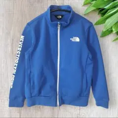ザノースフェイス ジャージ ジップアップジャケット キッズ140 ブルー