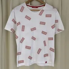 PINK HOUSE ロゴ総柄 Tシャツ 半袖 ホワイトのサムネイル