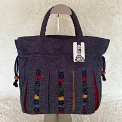 ★新品★絣の館 トートバッグ 手提げバッグ パッチワーク　国武織物 日本製のサムネイル