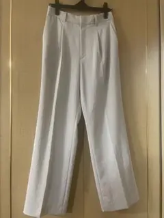 スピック＆スパン ドライツイルスリムフレアパンツ　ベージュ　38