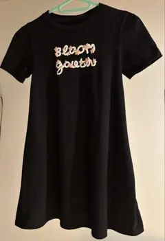 H&M 黒 フレア ワンピース 120cm