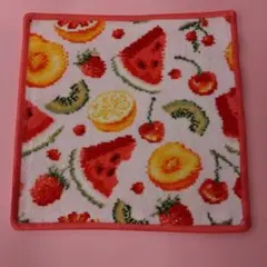 未使用品　FEILERフルーツ柄タオルハンカチ