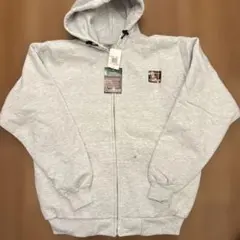 希少carharttカーハート 裏サーマル　パーカーグレーUSA製　90's L