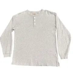 Goodwear ヘンリーネック ロングスリーブ グレー XLのサムネイル