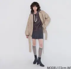 Searoomlynn Asymmetryプリーツminiスカート