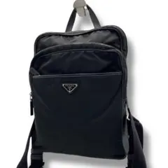 良品 PRADA ナイロン サフィアーノレザー リュック バッグ archiveのサムネイル