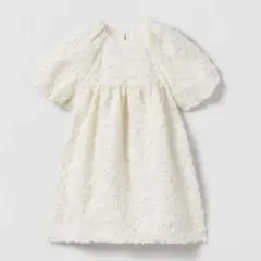 ZARA kids 新品 フェザーフラワーワンピース ザラ キッズ