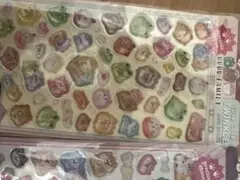 Huhu Family 立体シール 4シートセット