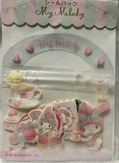 平成レトロ　2016年製　My Melody シールパック 40枚入り