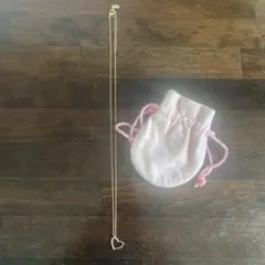 ゴールド ハート型ペンダント ネックレス