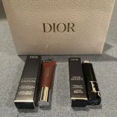 DIOR ディオールアディクトリップスティック418＆リップグロウバター104