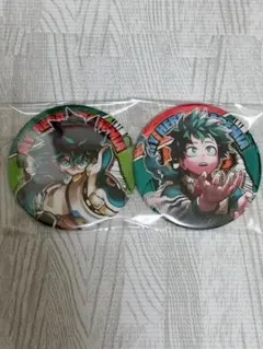 僕のヒーローアカデミア 缶バッジ 緑谷出久 2点セット