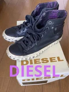 DIESELディーゼル ハイカットスニーカー レディース 23cm