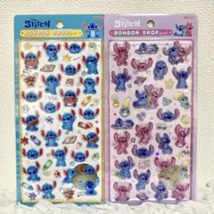 正規品　スティッチ＆エンジェル　ボンボンドロップシール　2枚セット　Disneyのサムネイル