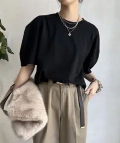 新品　DOUDOU(ドゥドゥ) 袖バルーンTEEのサムネイル