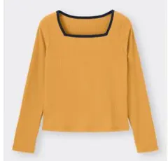 GU リブ編み長袖トップス S