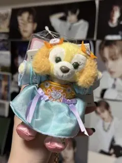 香港ディズニー ダッフィー＆フレンズ クッキーアン ぬいぐるみキー