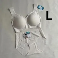 トリンプ　スロギー　上下セット　ブラレット ヒップハンガー　ホワイト