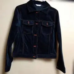 madly club黒系コーデュロイジャケット