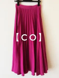 【CO】ピンク プリーツスカート