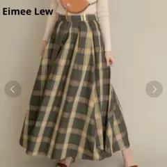 美品☆ Eimee Lew エイミーロウ マドラスチェックスカート チェック柄のサムネイル