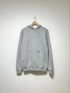 usa製 Carhartt プルオーバーパーカー 裏起毛 ロゴ刺繍