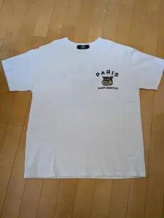 PARIS SAINT-GERMAIN 刺繍Tシャツ ホワイト