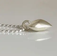 新品✨イタリア製 シルバー925 ボールネックレス ぷっくり ハート 40cm