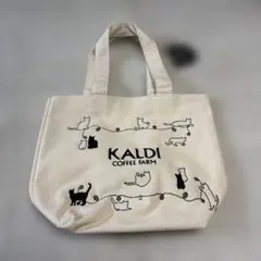 KALDI COFFEE FARM 猫柄 トートバッグのサムネイル