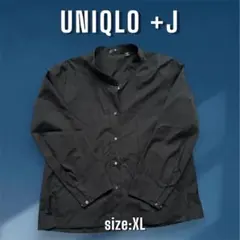 希少XL極美品 ユニクロ +J スーピマコットンオーバーサイズシャツ 黒