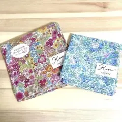 LIBERTY リバティ やわらかガーゼハンカチ 2枚セット 花柄 日本製