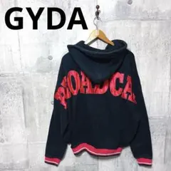 GYDA ジェイダ BROADCASTジップアップスウェットパーカー F