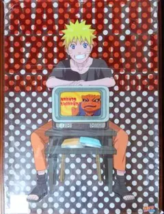 NARUTO うずまきナルト クリアポスター NARUTO疾風伝 ドット柄