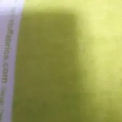 #3155　stof fabrics　黄緑色のムラ染め 生地幅✕約55 cm