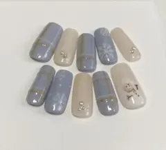 ネイルチップ クリスマス 冬