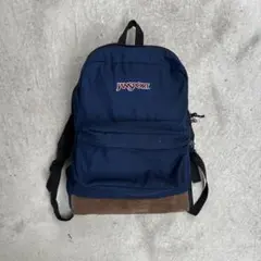 90s USA製直後 JANSPORT ジャンスポ バックパック　ボトムレザー