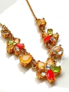 美品ケイトスペード キラキラお花ネックレス・可愛い・ゴージャスのサムネイル
