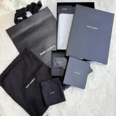 SAINT LAURENT サンローラン ショップ袋ギフトボックス2セット　23