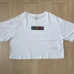 Levi's ホワイト クロップド Tシャツ 半袖のサムネイル