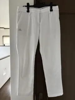 adidas レディース ゴルフパンツ ホワイト
