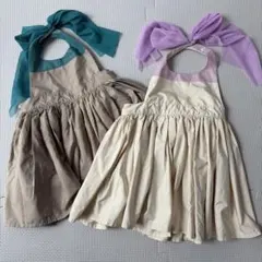 【2枚セット】MARLMARL エプロン 80〜90㎝