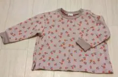 combimini 花柄 トレーナー　セーター　長袖　 90cm　薔薇
