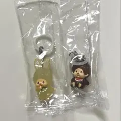 モンチッチめじるしアクセサリー2 チムたんイエロー　モンチッチくんスタンダード