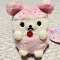 San-Xリラックマ　コリラックマ お正月ぬいぐるみ ピンク ねずみ 日本 雑貨
