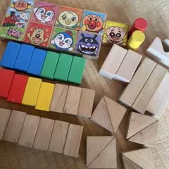 アンパンマン 積み木 玩具 セット