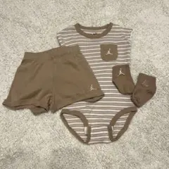 NIKE Jordan ベビーストライプスリーピースセット