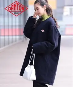 DANTON × Ray BEAMS 別注 モッサノーカラー ダウンコート 38