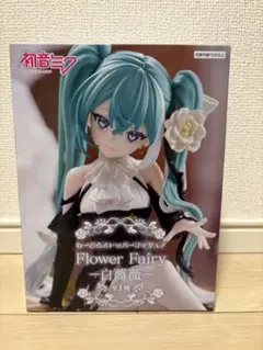 初音ミク Flower Fairy 白薔薇 ぬーどるストッパーフィギュア